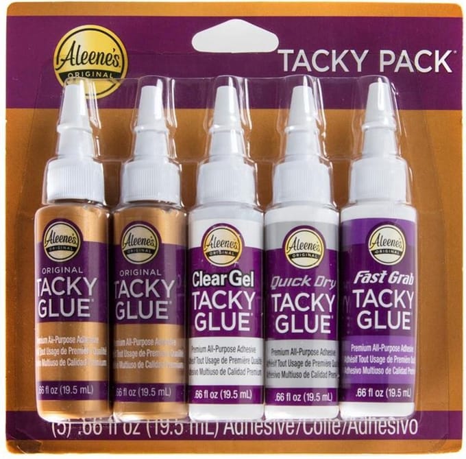 Aleene's - Tacky Glue - 4 varianten - per 5 verpakt.