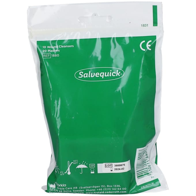 Salvequick® Wound Cleansers & Plasters 1880 30 Overige