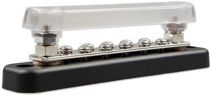 Victron Busbar 150A 2P 10 screws + cover | VBB115021020