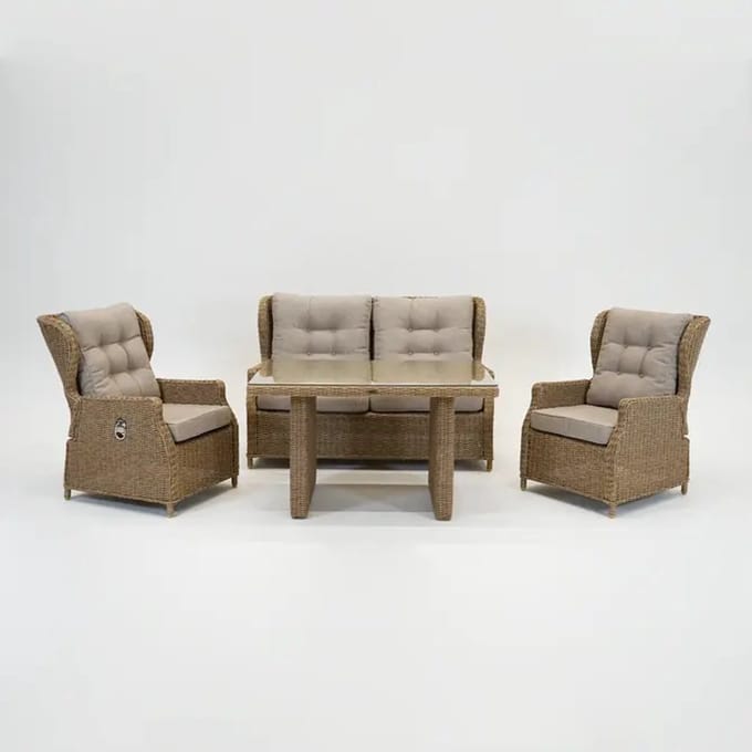 Ibiza loungeset rattan 4dlg