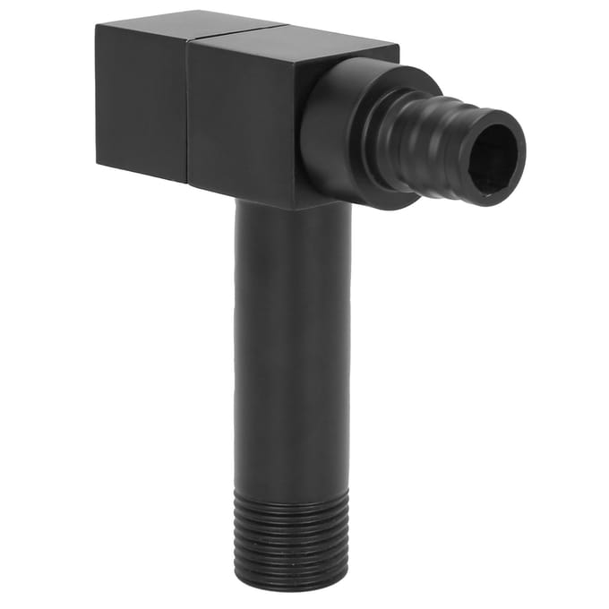 G1/2 Vierkante Waterkraan Volledig Koper Enkele Koudkraan Wasmachinetap Hardware Fittingen black
