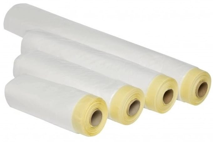 Colad - Maskeerfolie + Tape: - 90cmx25m