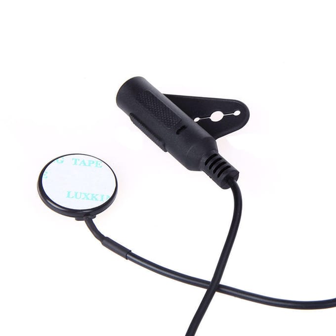 Piezo Contact Microfoon Pickup voor Gitaar Viool Banjo Mandoline Ukelele zwart/rood