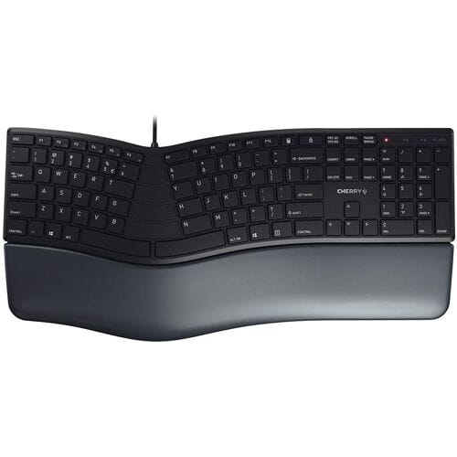 CHERRY KC 4500 ERGO toetsenbord USB QWERTY Amerikaans Engels Zwart