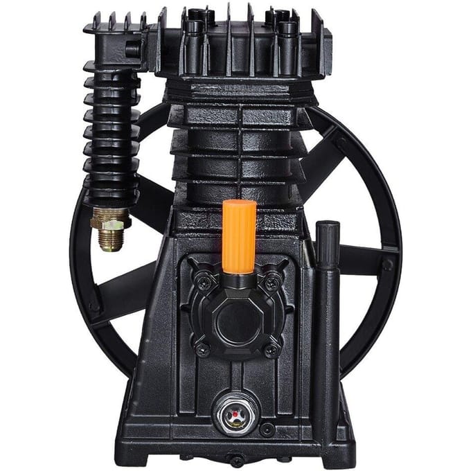 Luchtcompressor Pompkop 3PK 5,8CFM @ 90PSI Twee Cilinder Zuigerpompkop