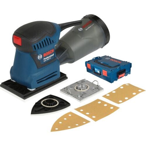 Bosch Professional GSS 160 Multi - Multischuurmachine - 180 W - Inclusief Schuurpapier - Micro Filterbox - Perforatiegereedschap en schroevendraaier