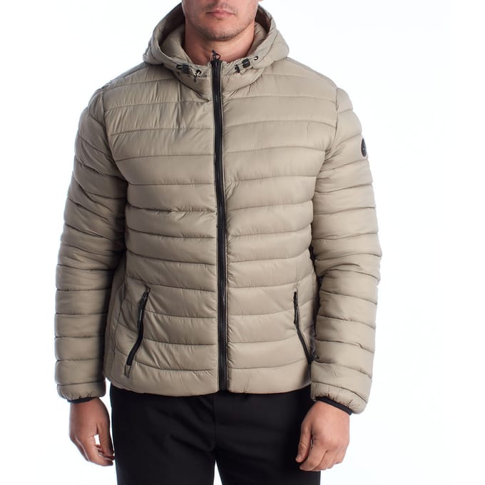 Herren-Steppjacke mit Kapuze US42127019