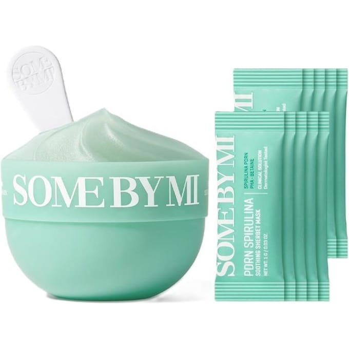 Some By Mi PDRN Spirulina Soothing Sherbet Mask 10 pcs + 1 pcs + 1 ml