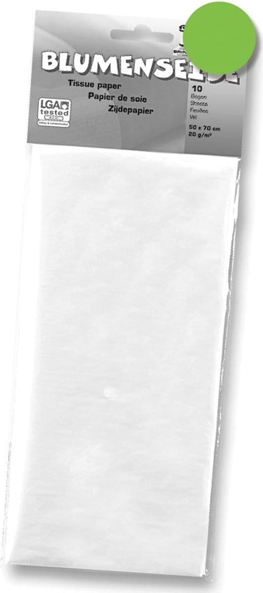 Folia zijdepapier lichtgroen