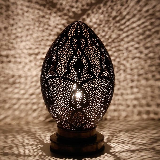 Messing lamp Hind Klein