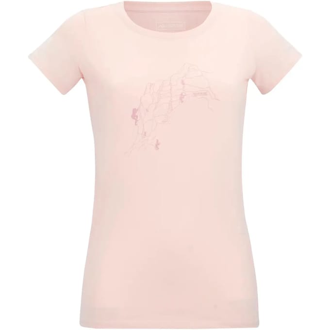 Dames T-shirt met korte mouwen en grafische print
