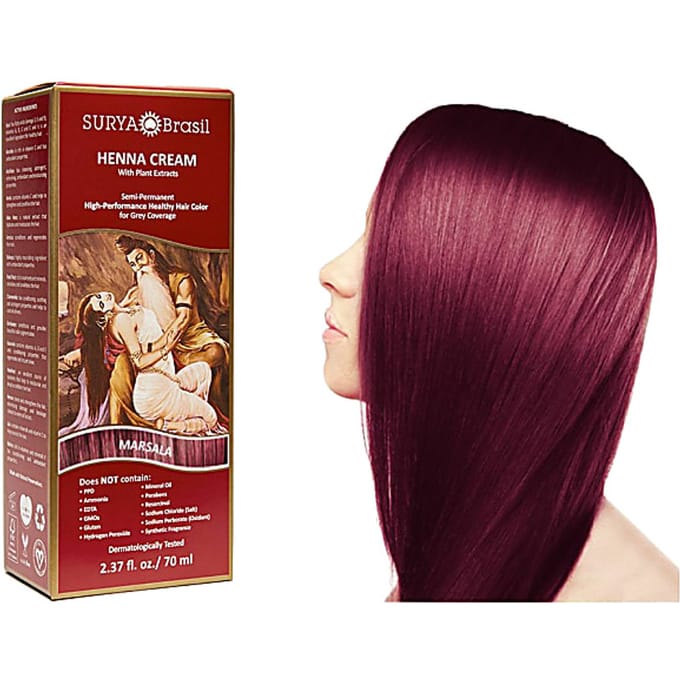 Surya Brasil Henna haarverf creme marsala 70 Milliliter