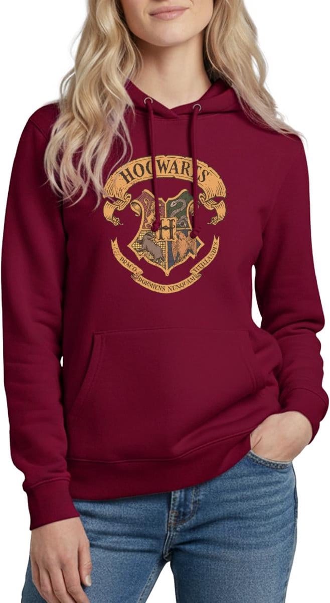 Harry Potter Zweinstein Wapenschild Hogwarts Hoodie Dames