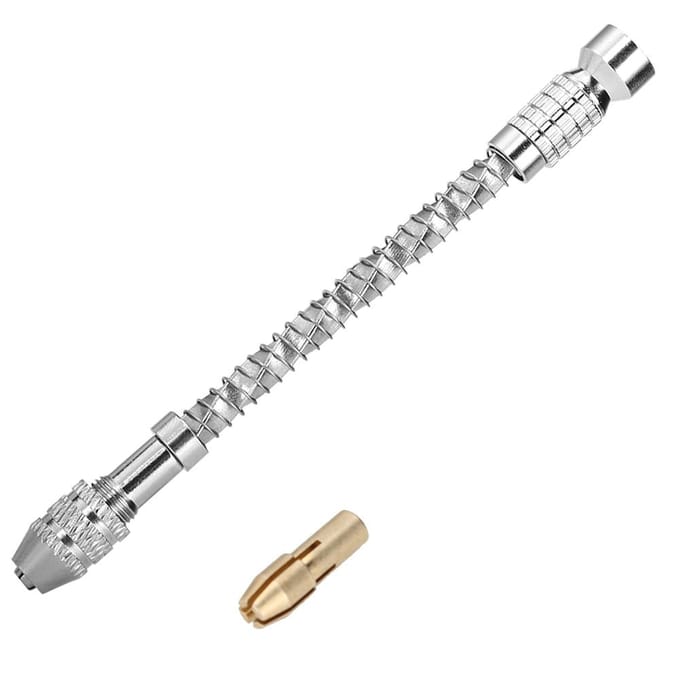 Micro Mini draagbare gereedschapsset kleine handboor & 20 stuks spiraalboren 0,31,6 mm