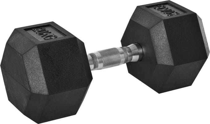 Fitgoodz - Dumbbel - Hexa dumbbell - 20 Kg - Hex Dumbbell - Krachttraining