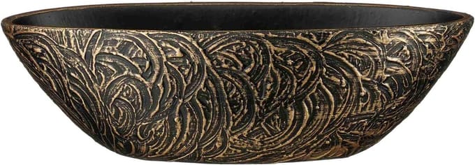 Mica Decorations Bloempot Arthur - 48x19x15 cm - Terracotta - Goud