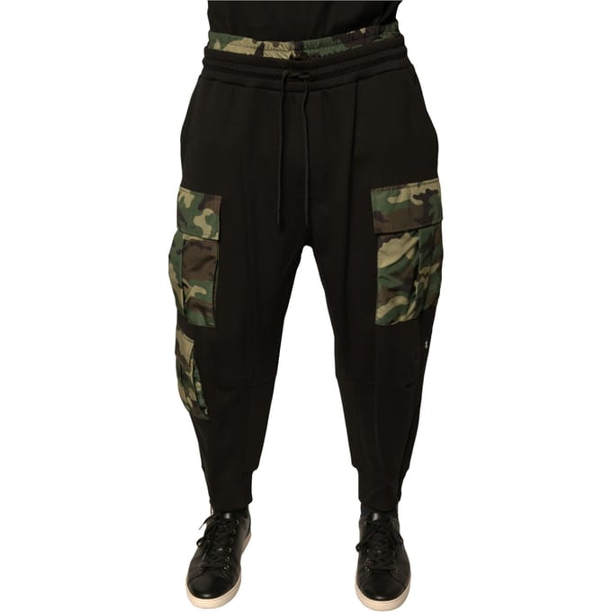 Camouflage Paneel Joggingbroeken Pt0034