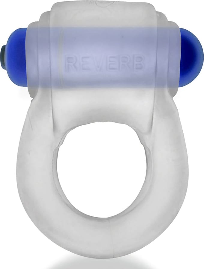 Hünkyjunk - Revring - Vibrerende Cockring - Transparant