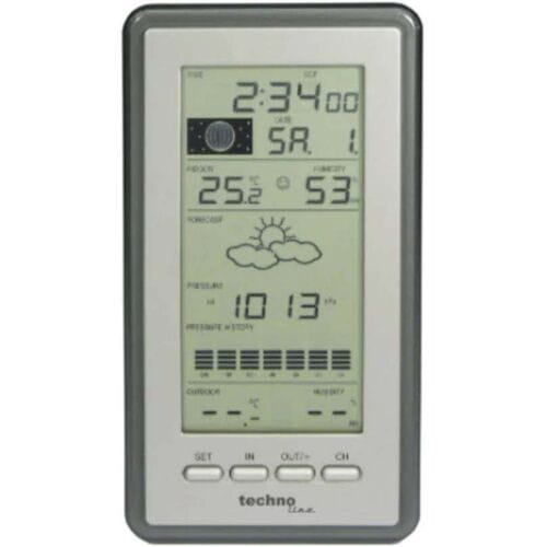 Technoline Weerstation WS 9040-IT Met thermometer en hygrometer Met 1 buitensensor tot 100 m