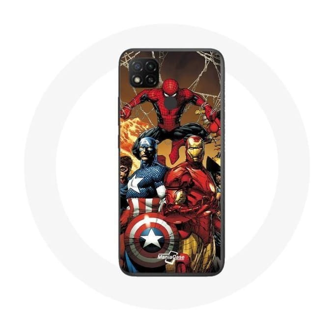 Xiaomi Redmi 9C hoesje Marvel Avengers Spiderman