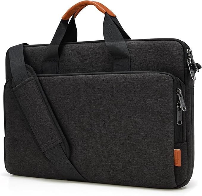 Waterbestendige laptoptas met schouderband voor 15,6 inch notebooks