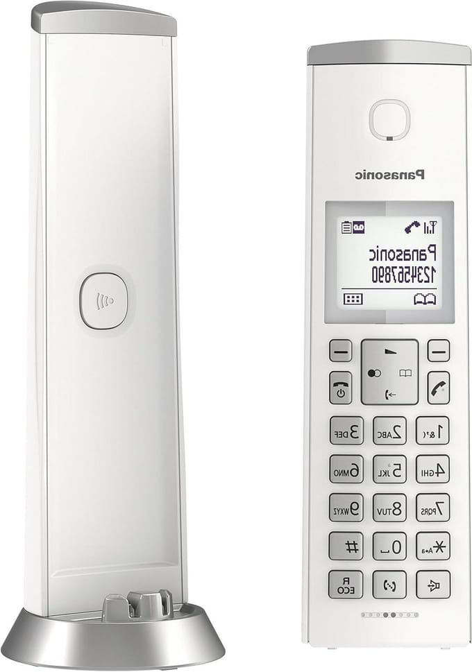 Draadloze Telefoon - DECT Telefoon - Thuis Bellen - Met Antwoordapparaat - 15 inch LCD - Wit