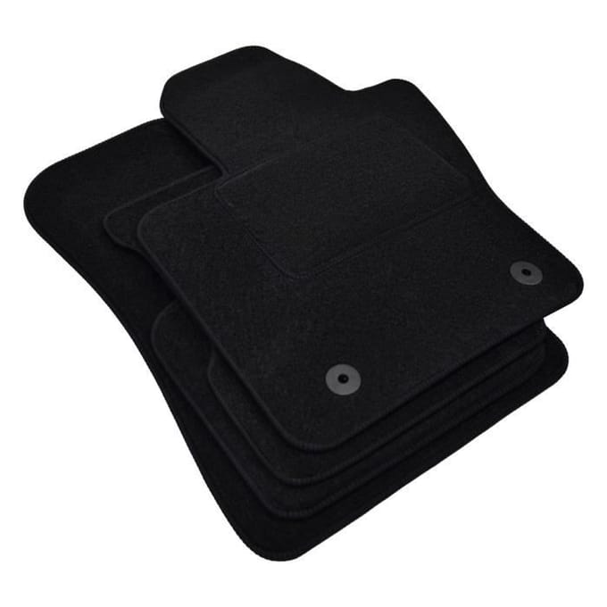 Tapis de sol - Jeep - Compass - Velours noir - 4 pièces - Ajustement précis