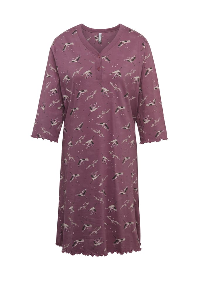 Katoenen pyjama met knoopsluiting - bessen / gedess. - Gr. 24/25 van Goldner Fashion