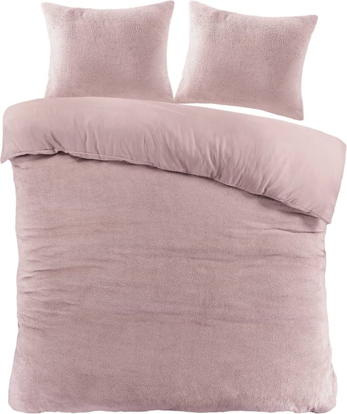 Papillon Teddy Dekbedovertrek Billy - Lits-Jumeaux - 240x200/220 cm - Roze
