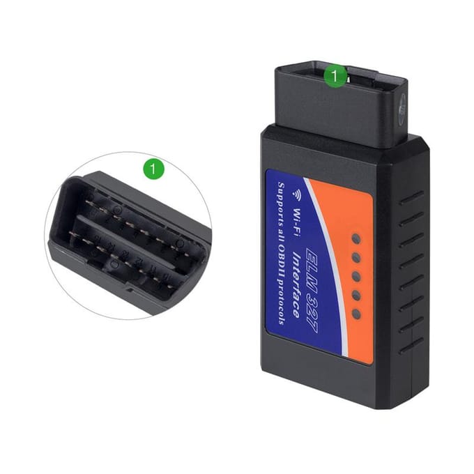 ELM327 WIFI OBD2Protocols Code Reader Auto Diagnostische Probleem Scanner zwart