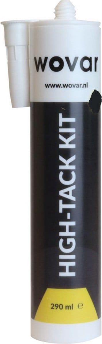 Wovar High Tack kit Zwart | Professionele montage kit | Koker 290 ml