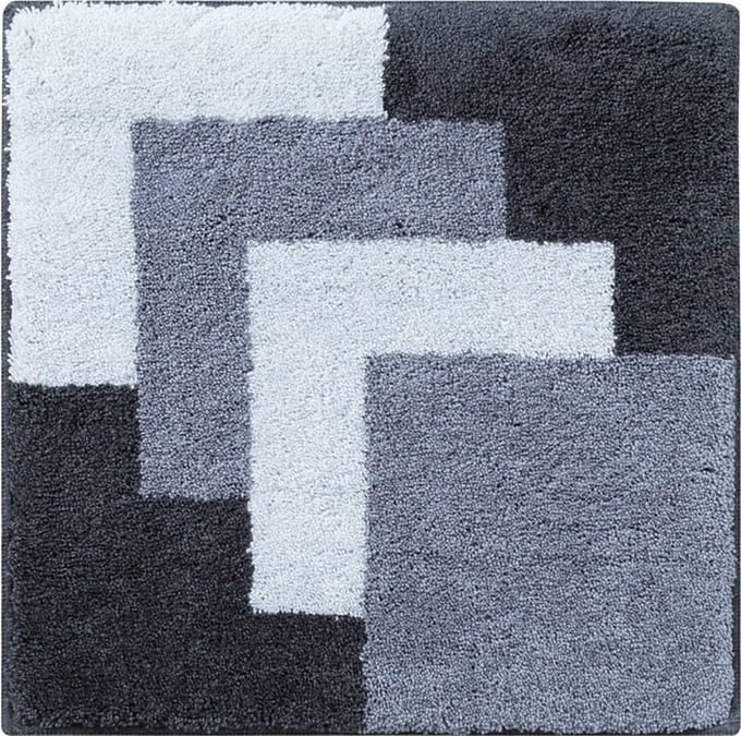 Casilin Graduale WC-mat - 60 x 60 cm - Antislip - Grijs