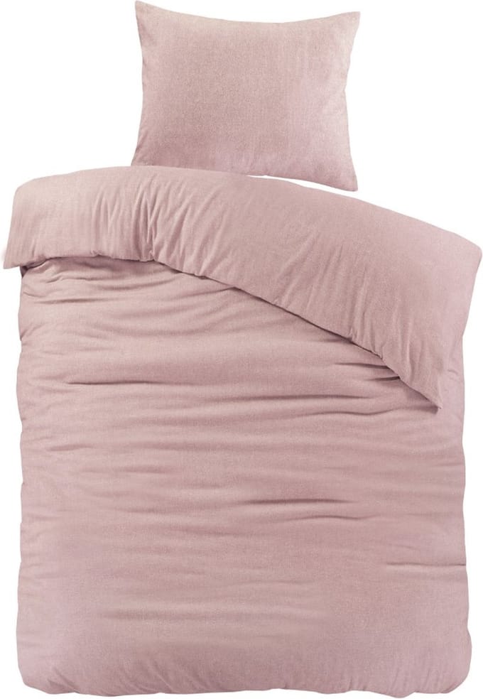 Papillon Brienz Flanel Dekbedovertrek - Eenpersoons - 140x200/220 cm - Roze