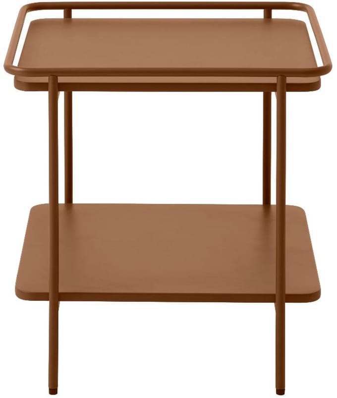 Nordic Home - Millie bijzettafel 45x45 cm - terracotta