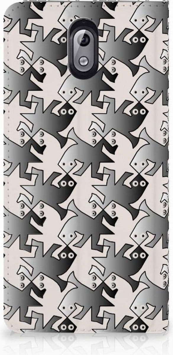 Nokia 3.1 (2018) Hoesje maken Salamander Grey