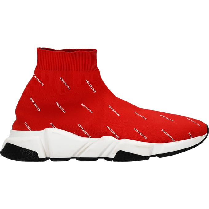 Balenciaga Speed sneakers in rood polyester