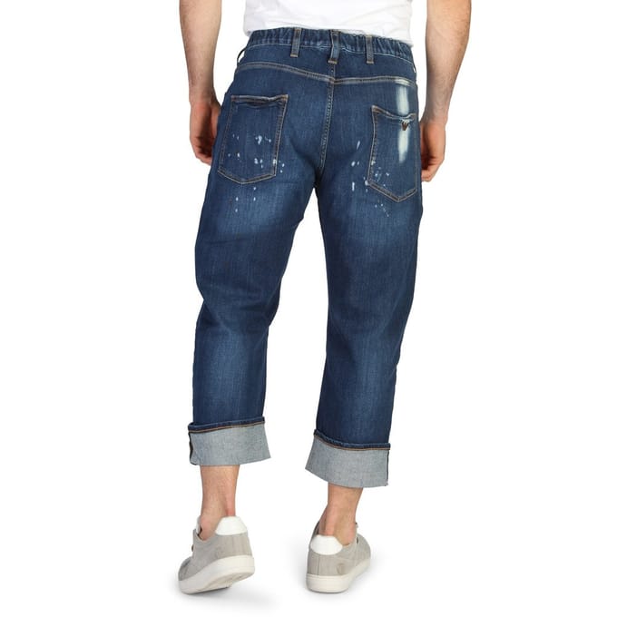 Emporio Armani   Boyfriend Lengte enkel  Blauw