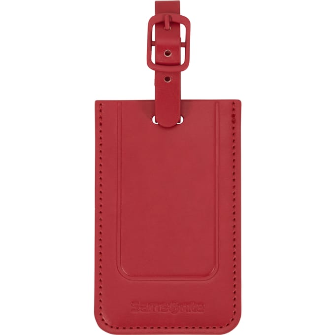 Samsonite Bagagelabel - Rectangle luggage tag(2 pcs) - red