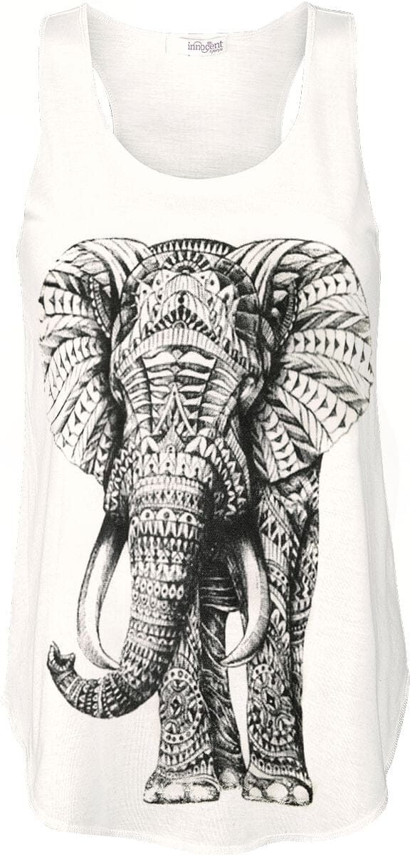 Innocent Top - Mammoth - S tot XL - voor Vrouwen - gebroken wit