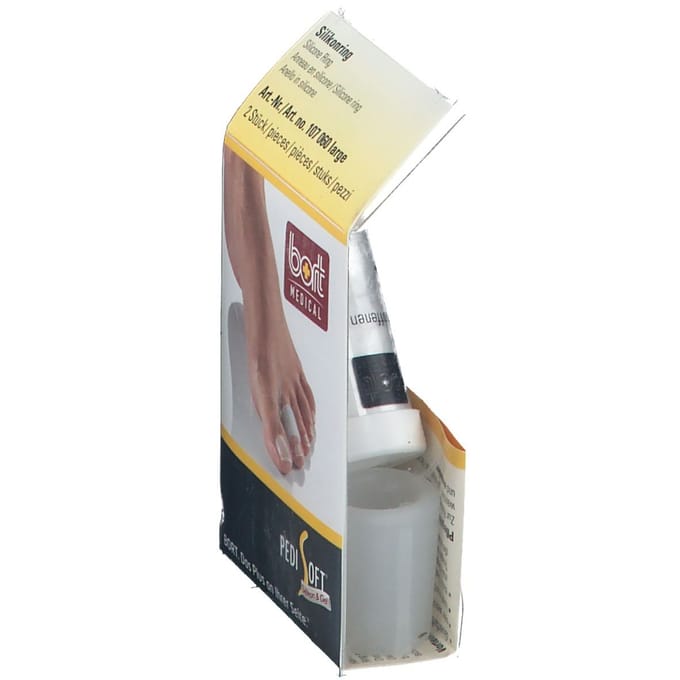 Bort PediSoft Siliconen Ring - Drukvermindering teen - Teencorrector - Maat 2