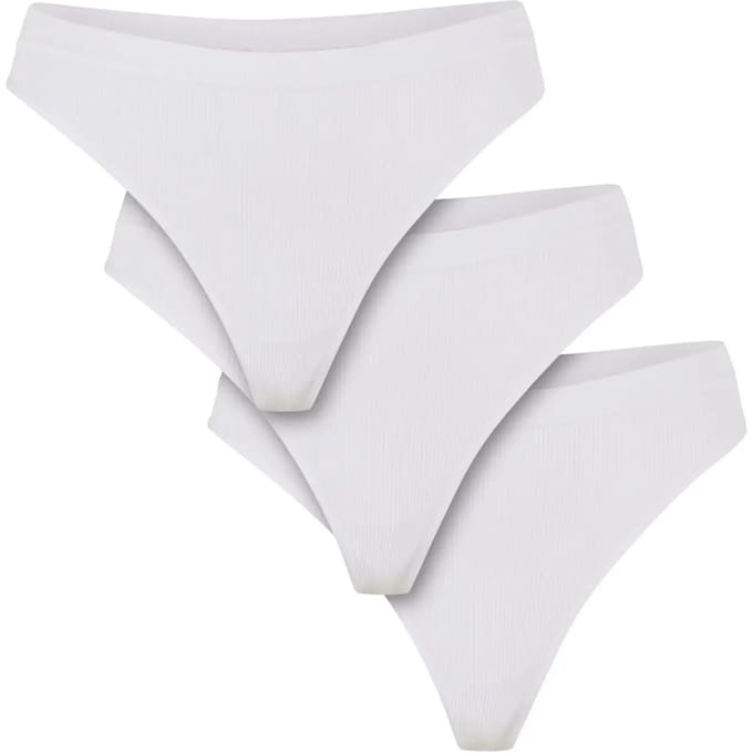 Urban Classics - Rip Tanga 3-Pack String - XL - Wit