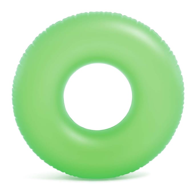 Neon zwemband diameter 91 cm - 3 kleuren INTEX 59262 roze