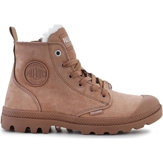 Palladium Pampa Hi Veterschoenen Hoog - gebroken wit - Maat 37