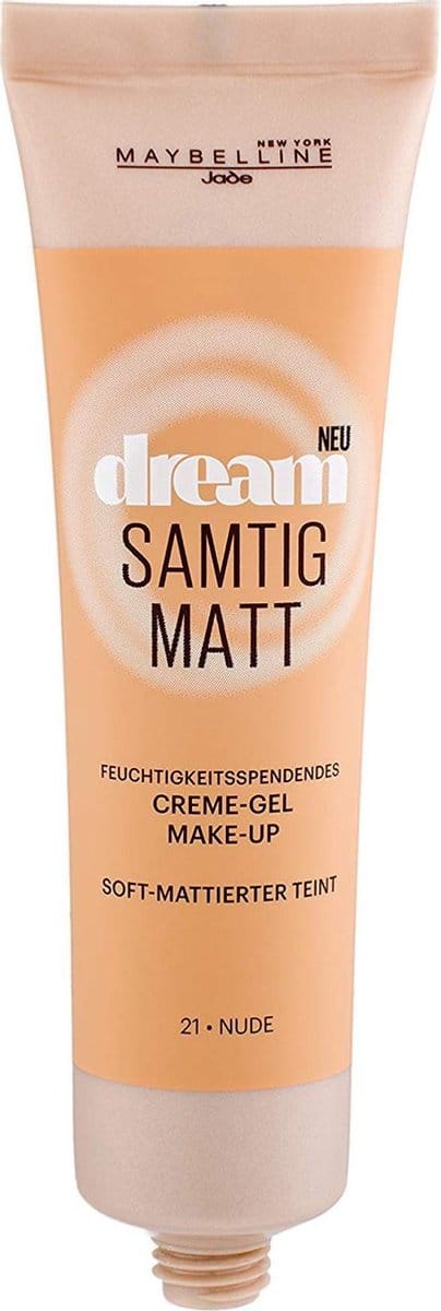 Maybelline Dream Velvety Matte 12H Creme-Gel Make Up Base 21 Nude