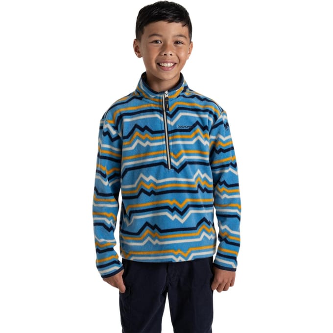 Craghoppers Sweatshirt met geborduurde trechterhals voor kinderen/Kinderen (Heldere lucht)