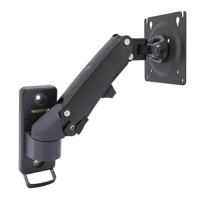 Display Muurbeugel Hefbaar Telescopisch Draaibaar Muurbeugel 7kg Draagvermogen Verstelbaar black
