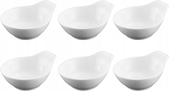 Wilmax England Porseleinen Schaal 100 ml, 10.5 cm, Wit