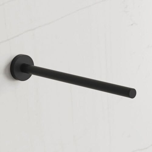 Kronenbach Lima 2.0 Black towel rail 1-arm 33 cm, rigid 29.200.075.5005