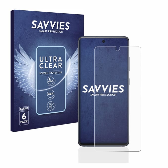 Savvies - Screenprotector voor Samsung Galaxy S20 FE 5G - Folie Beschermfolie transparant 6 Stuks