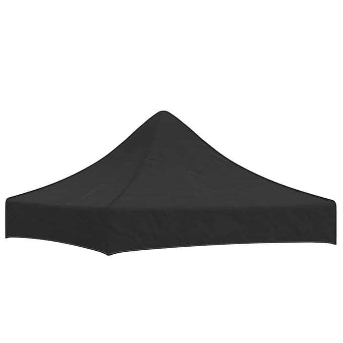 vidaXL - Partytentdak - 270 - g/m² - 2x2 - m - zwart